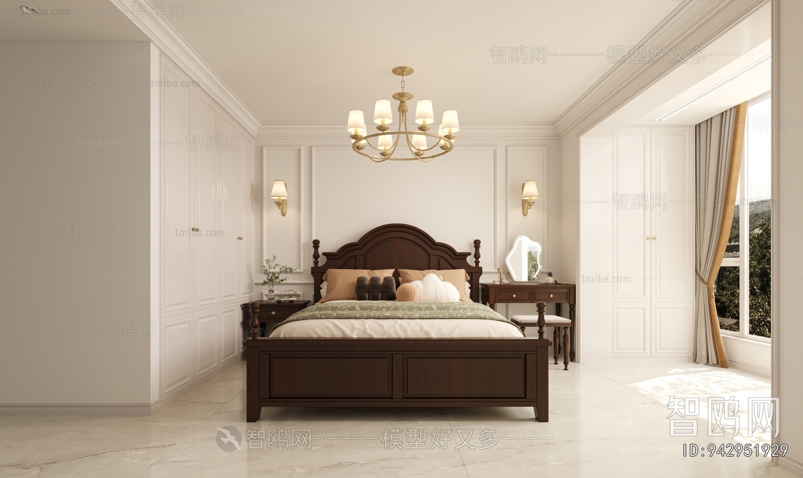 American Style Bedroom