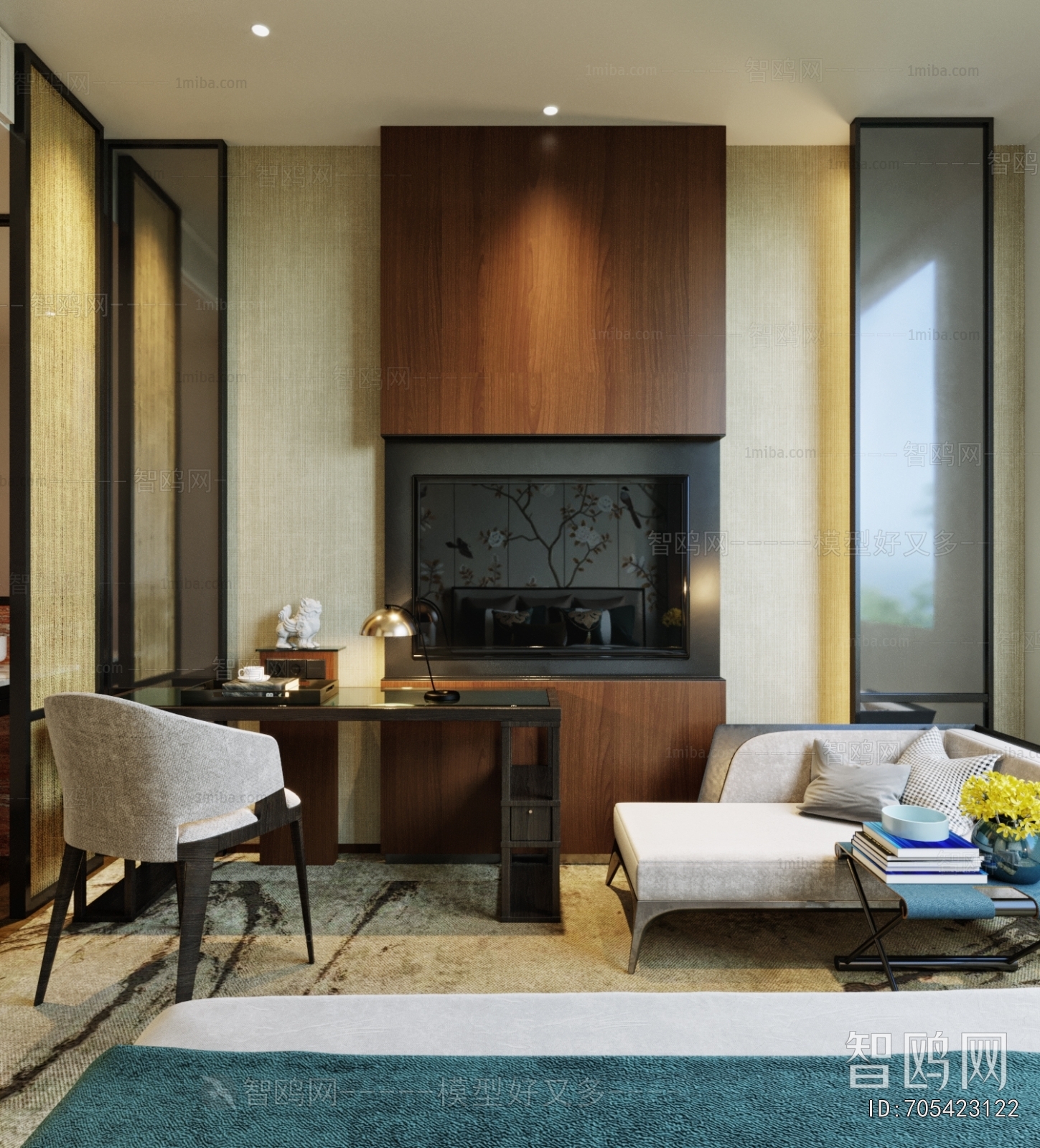 New Chinese Style Guest Room