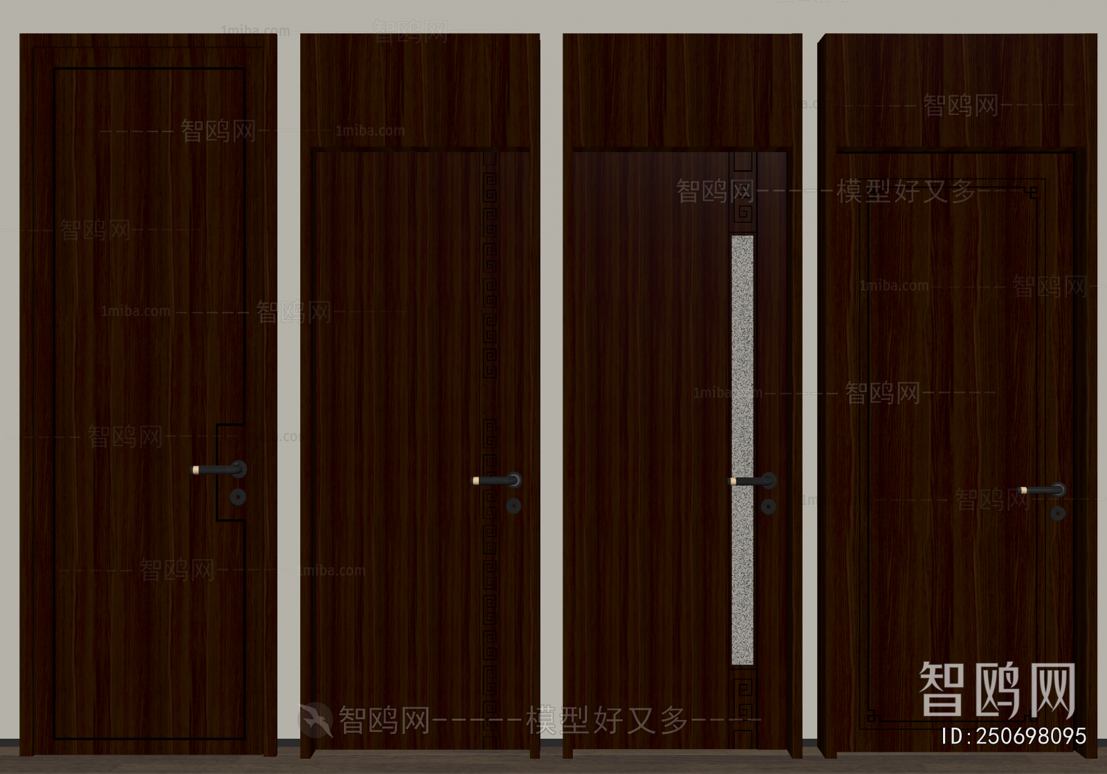 New Chinese Style Single Door