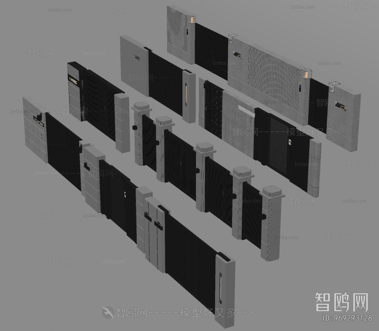 New Chinese Style Gate