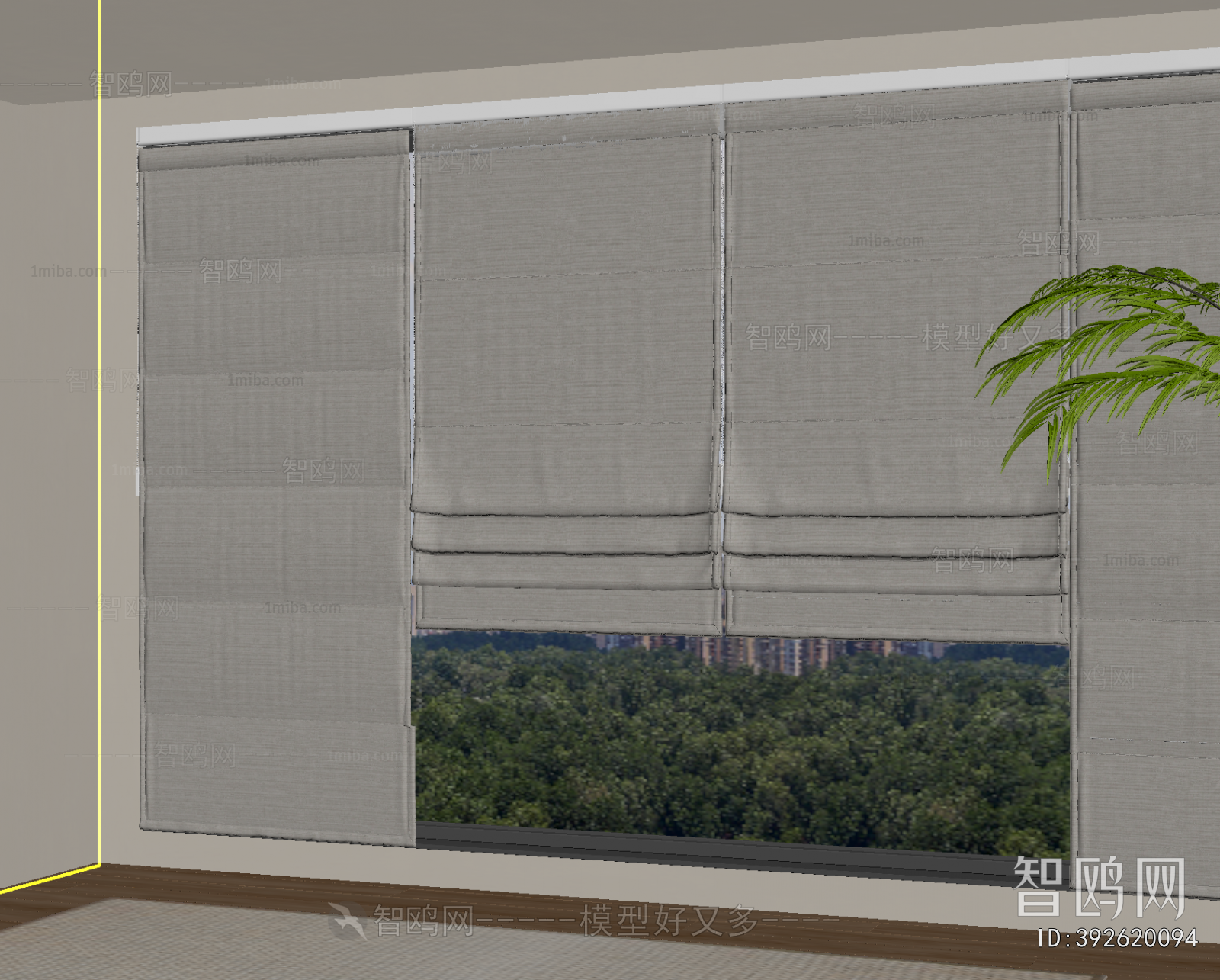 Modern Roman Curtain