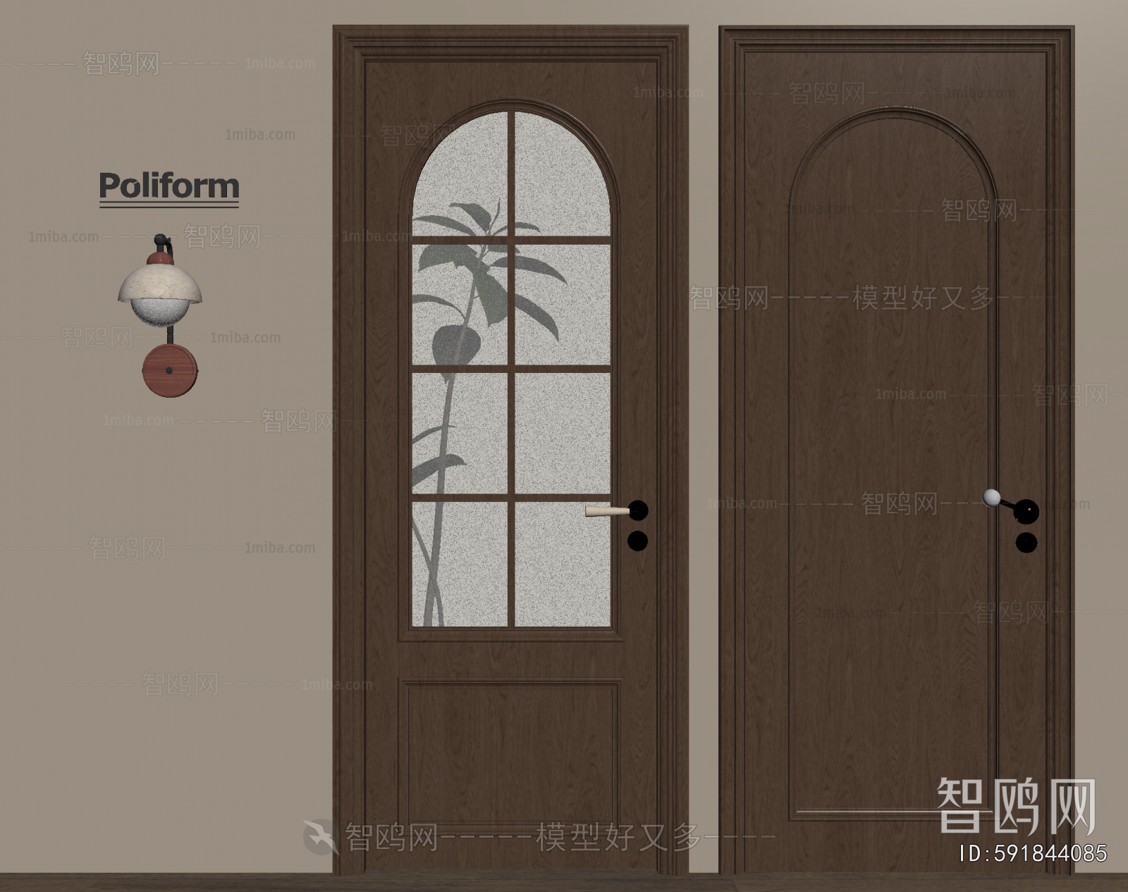 French Style Single Door