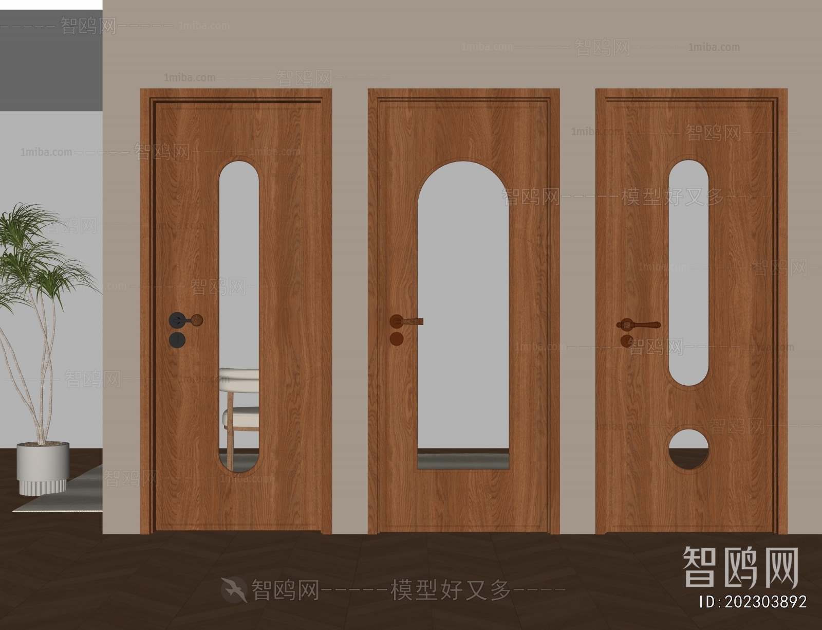 French Style Single Door