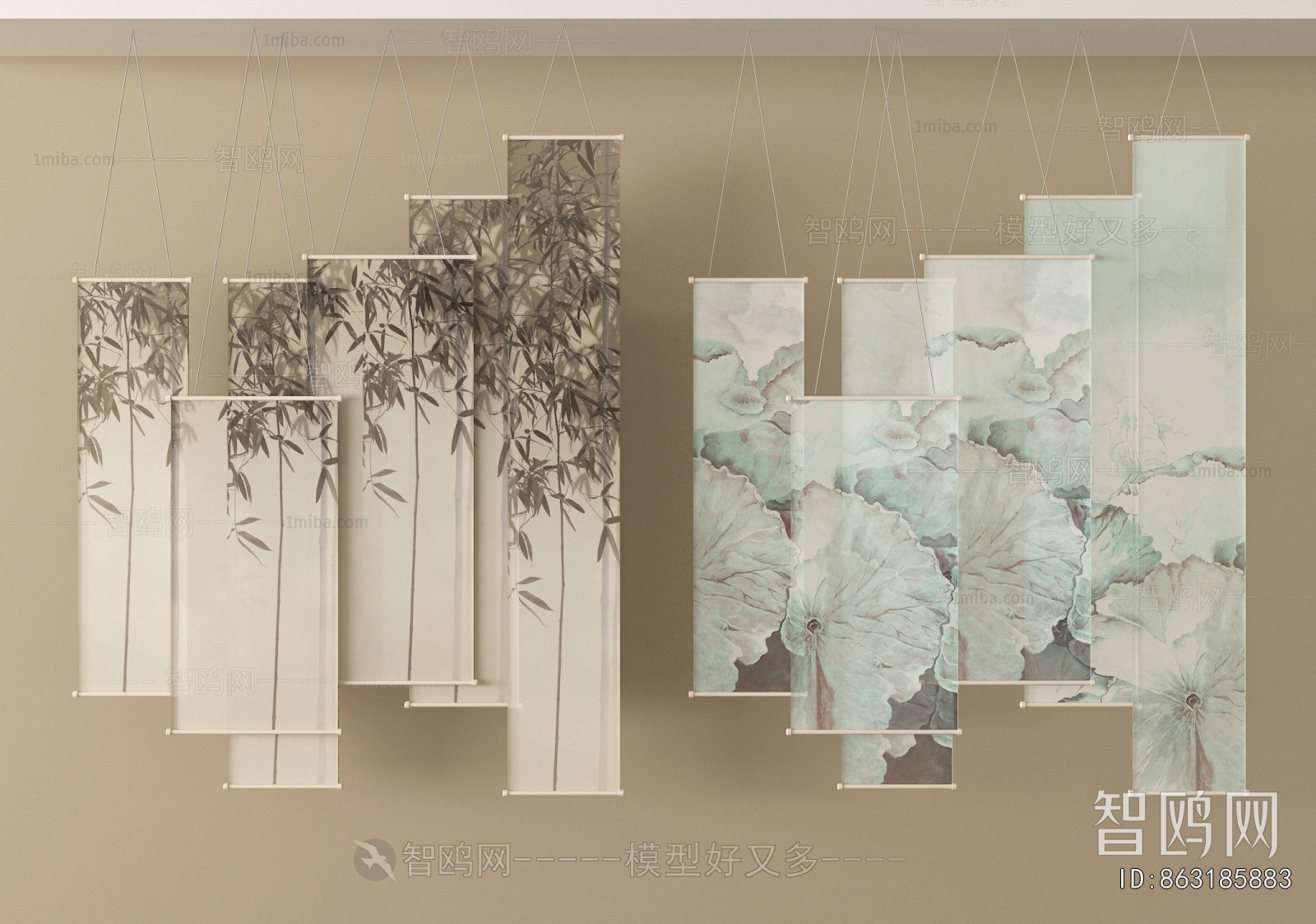 New Chinese Style The Curtain