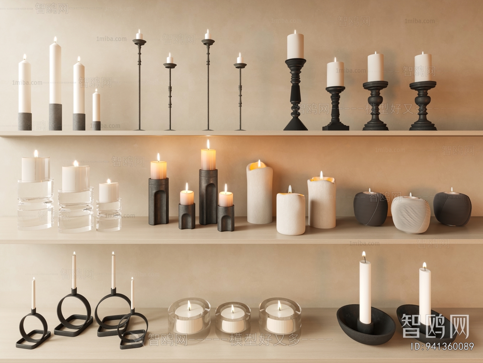 Modern Candles/Candlesticks