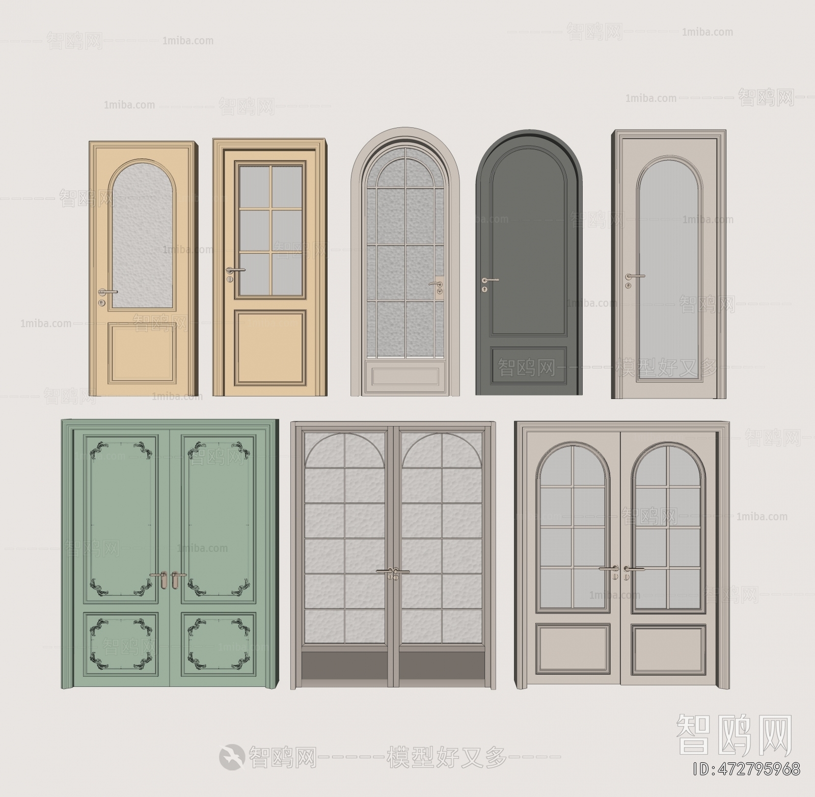 French Style Single Door