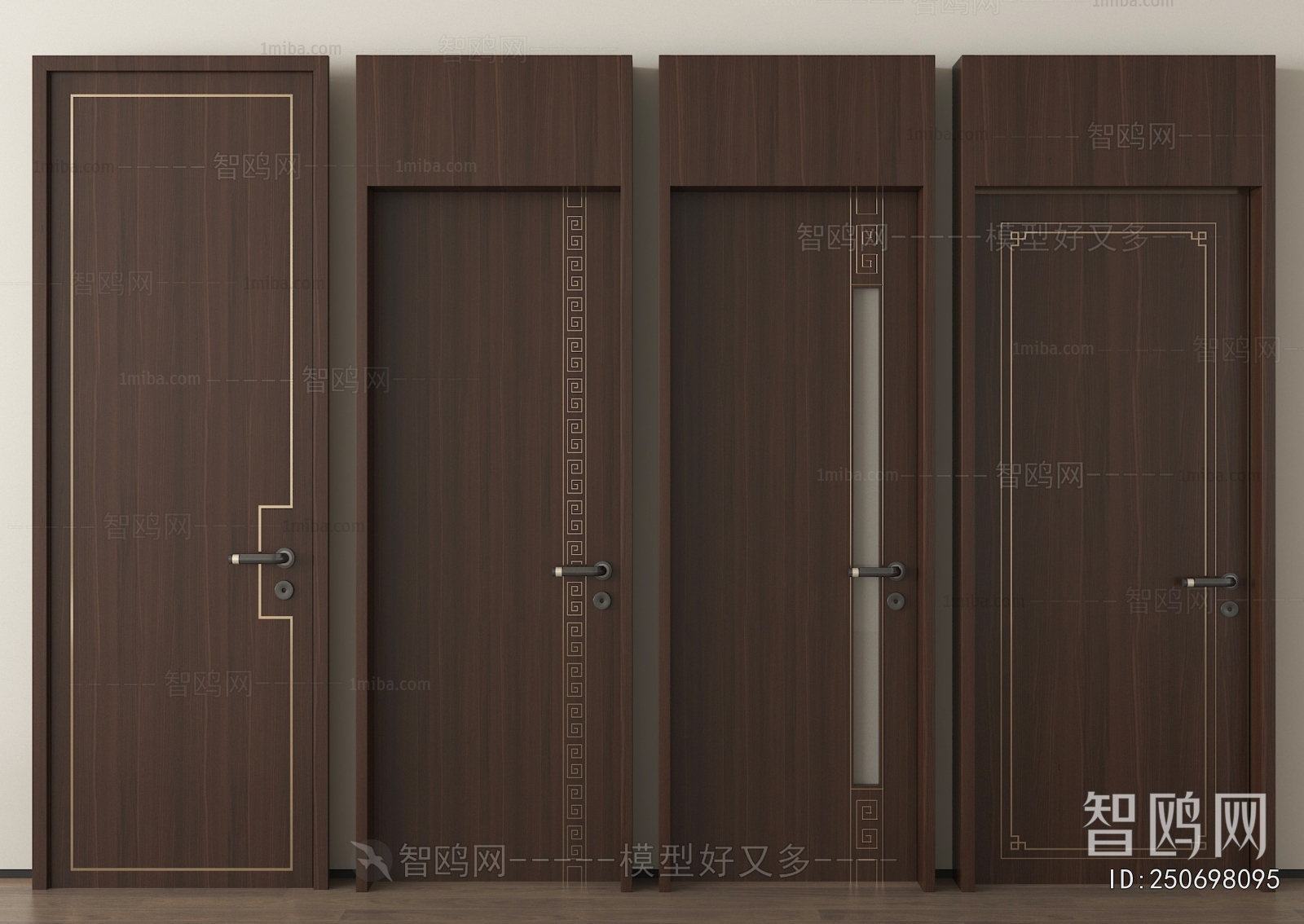 New Chinese Style Single Door