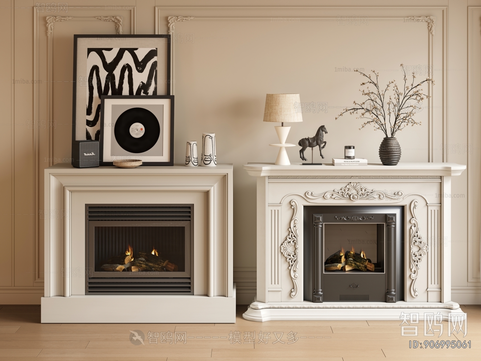 French Style Fireplace