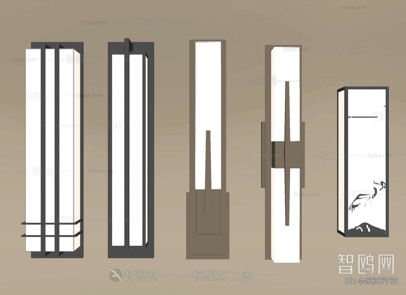 New Chinese Style Wall Lamp