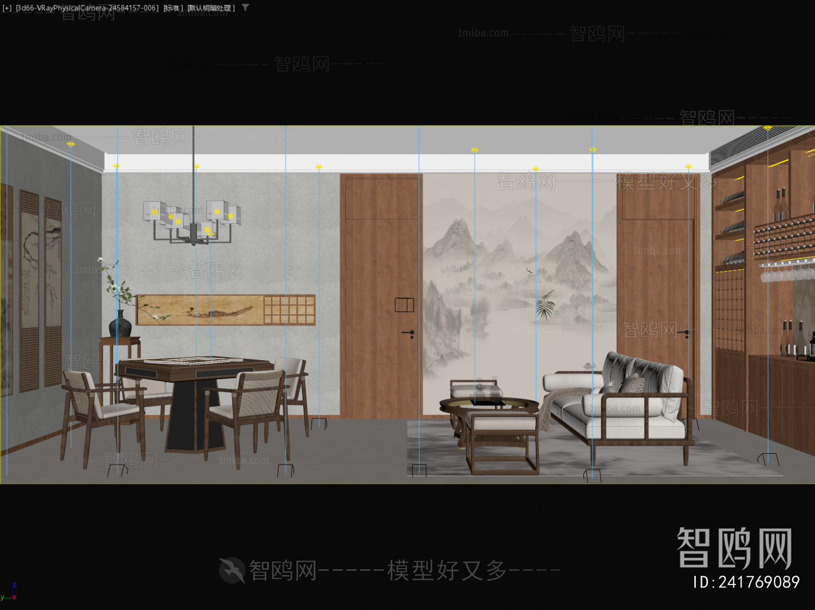 New Chinese Style Chess And Card Room