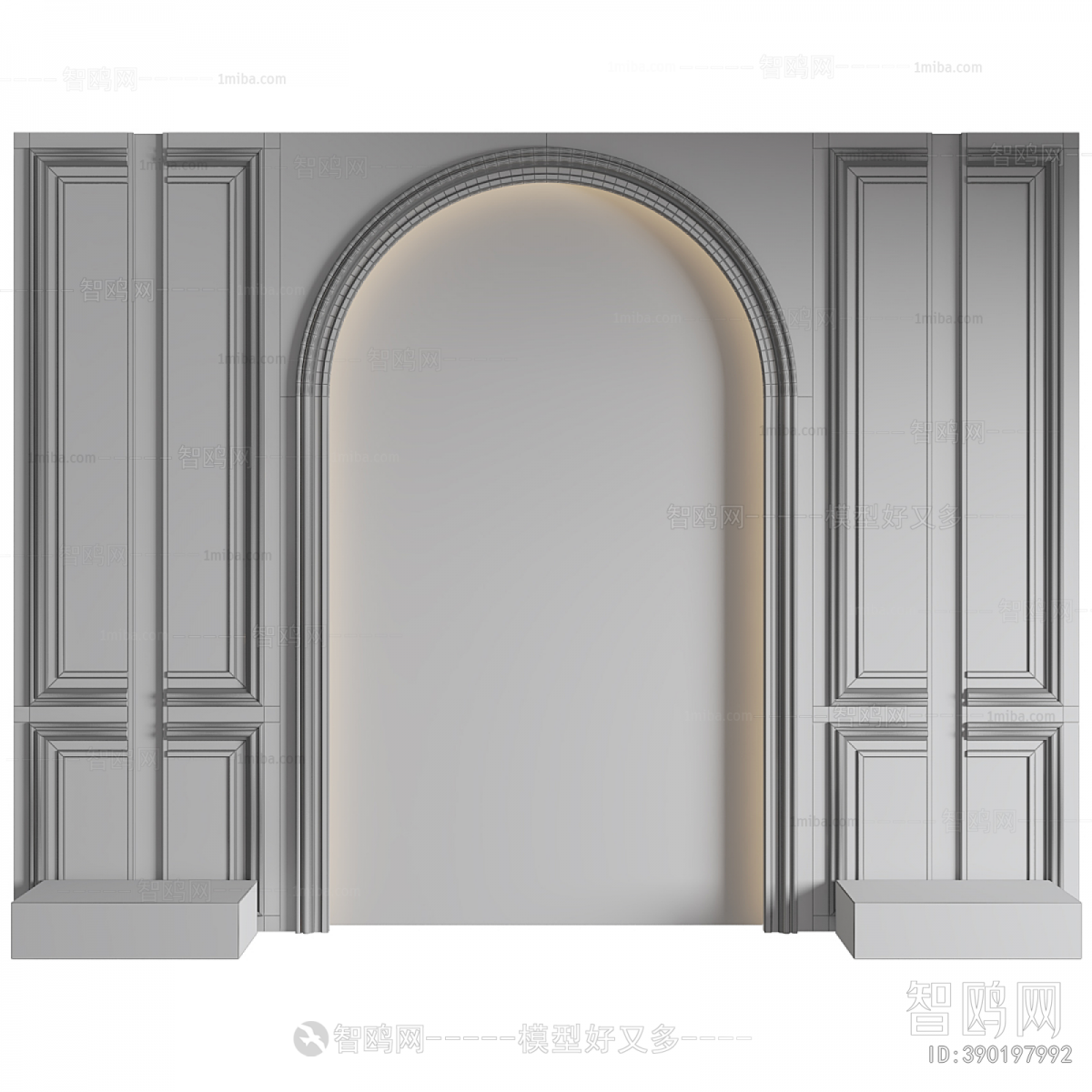 French Style TV Wall