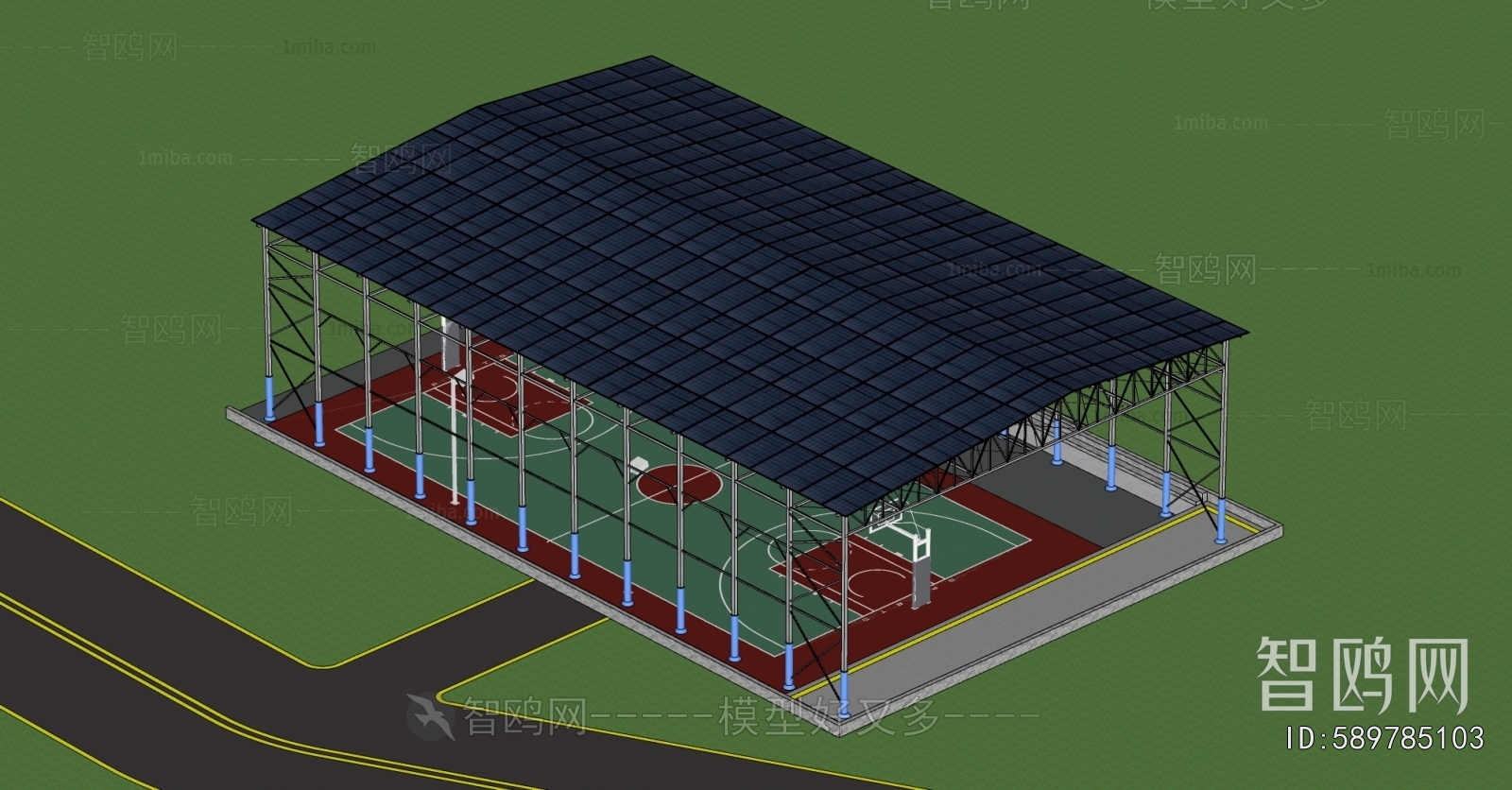 Modern Outdoor Sports Stadium