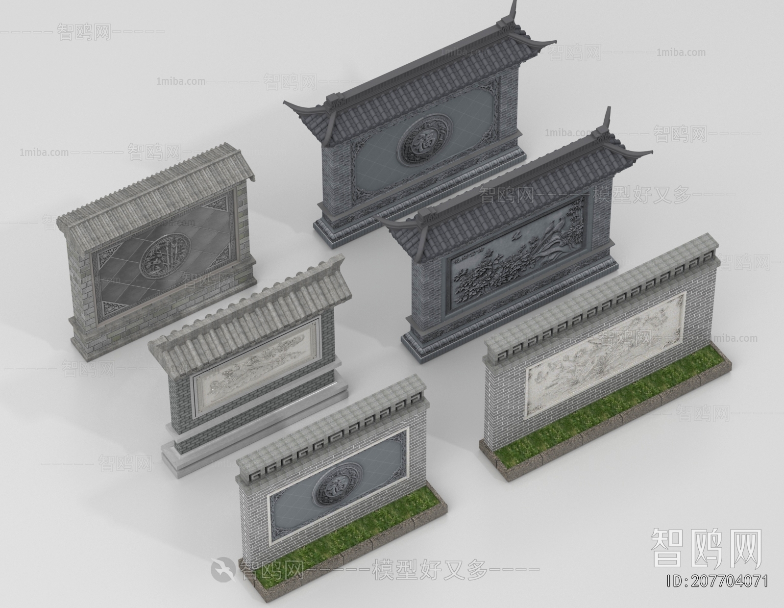 Chinese Style Landscape Wall