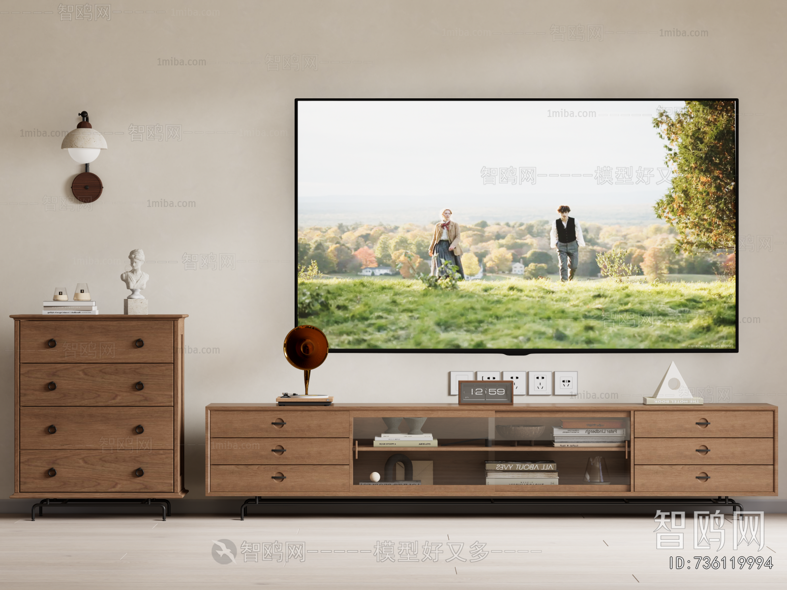 French Style TV Cabinet