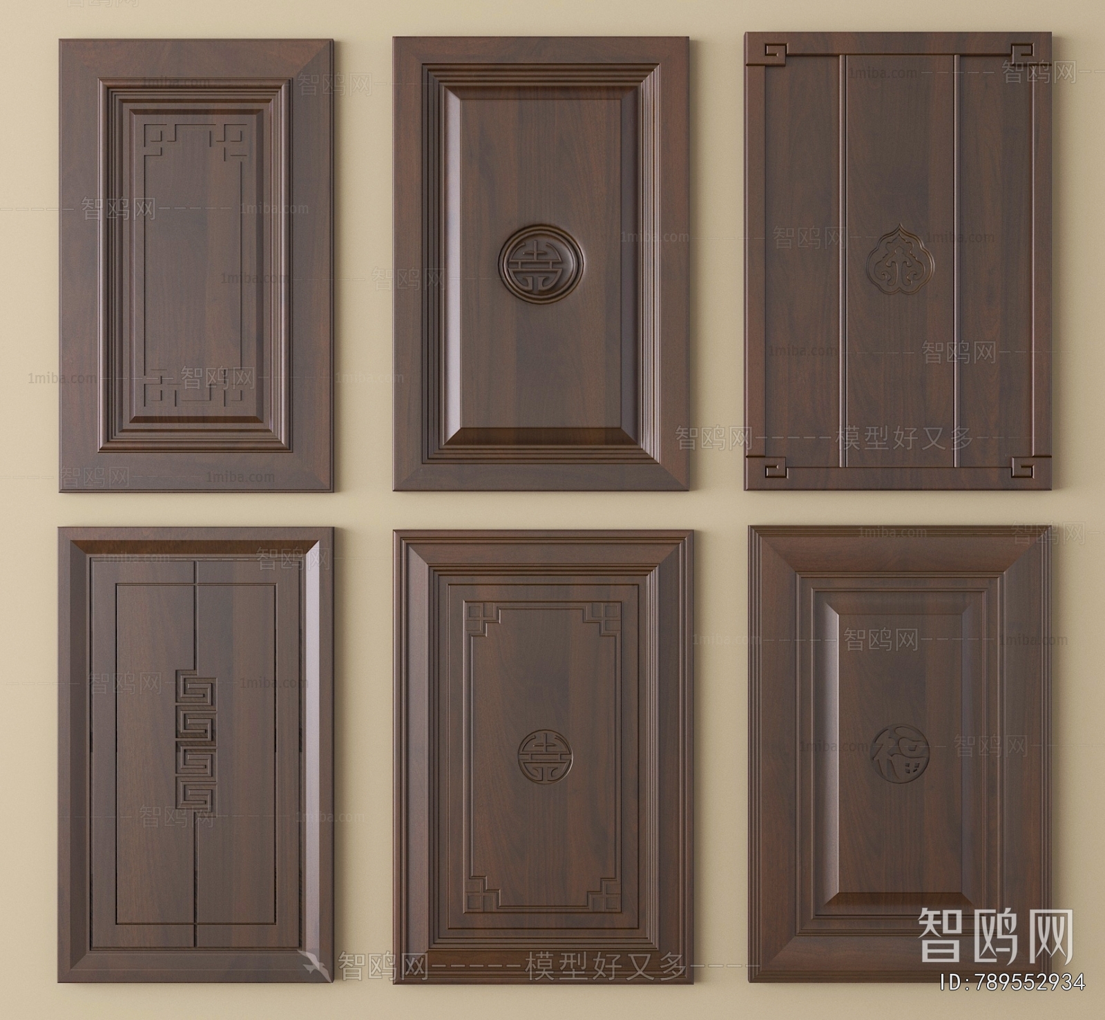 New Chinese Style Door Panel