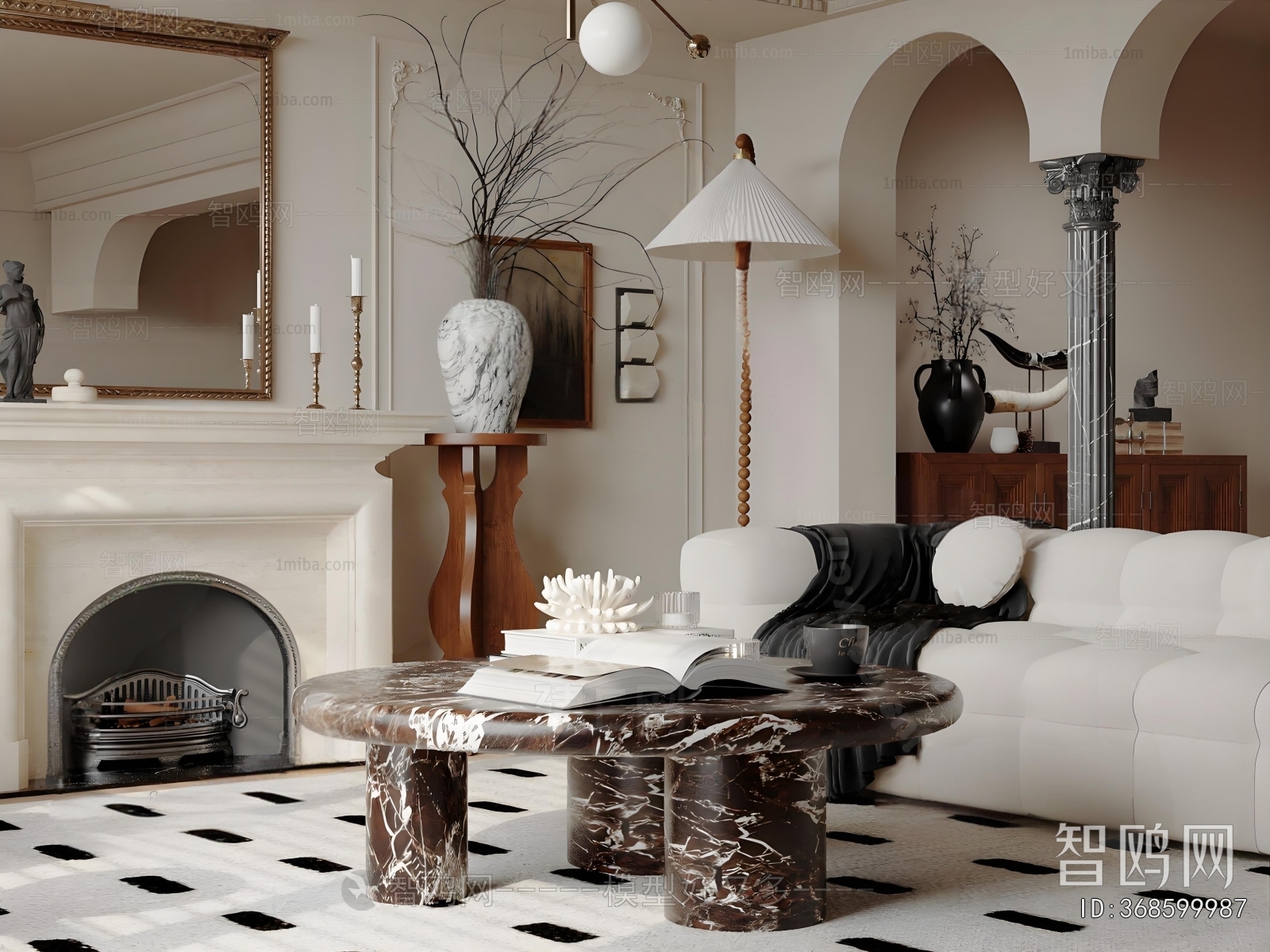 French Style A Living Room