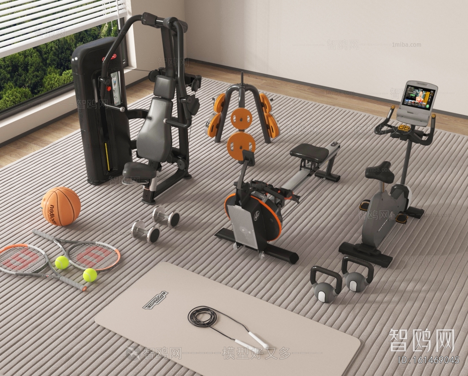 Modern Fitness Equipment