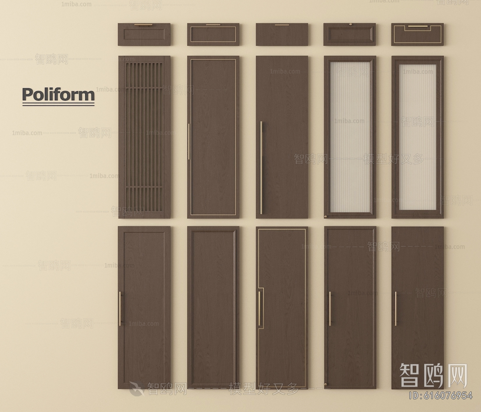 New Chinese Style Door Panel