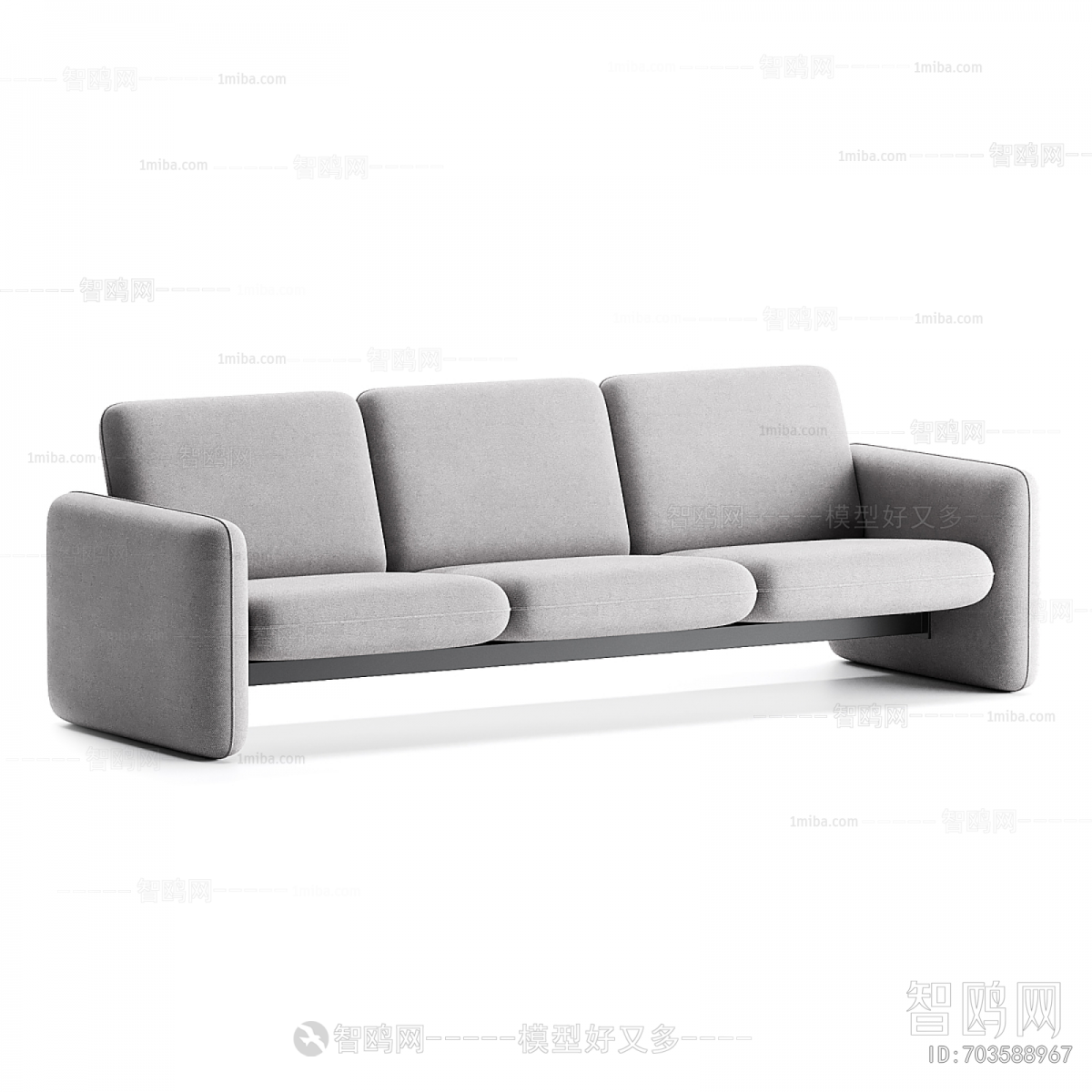Modern Three-seat Sofa