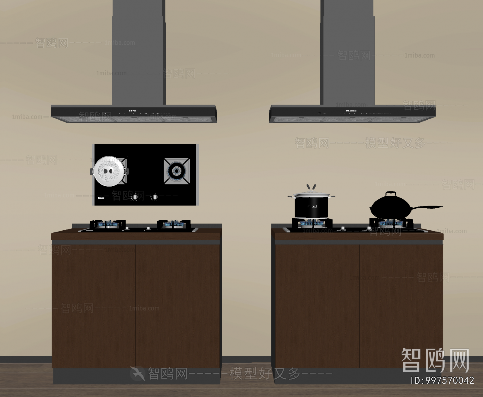 Modern Kitchen Electric Gas Range