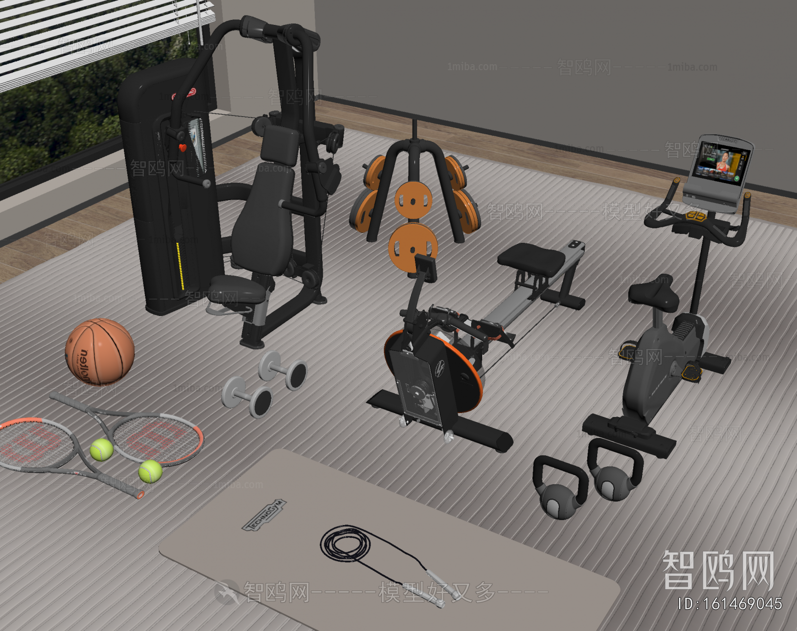 Modern Fitness Equipment