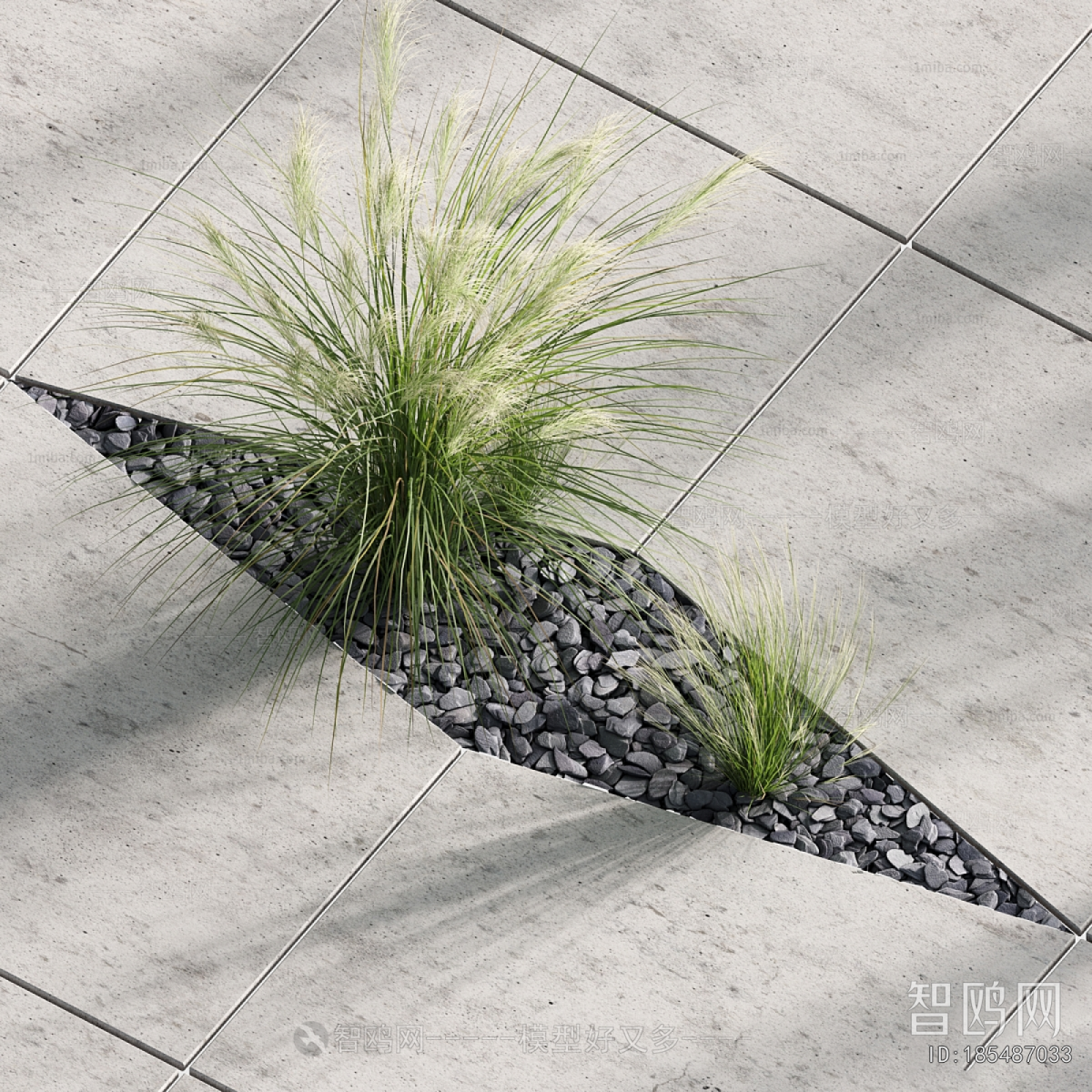 Modern Park Landscape