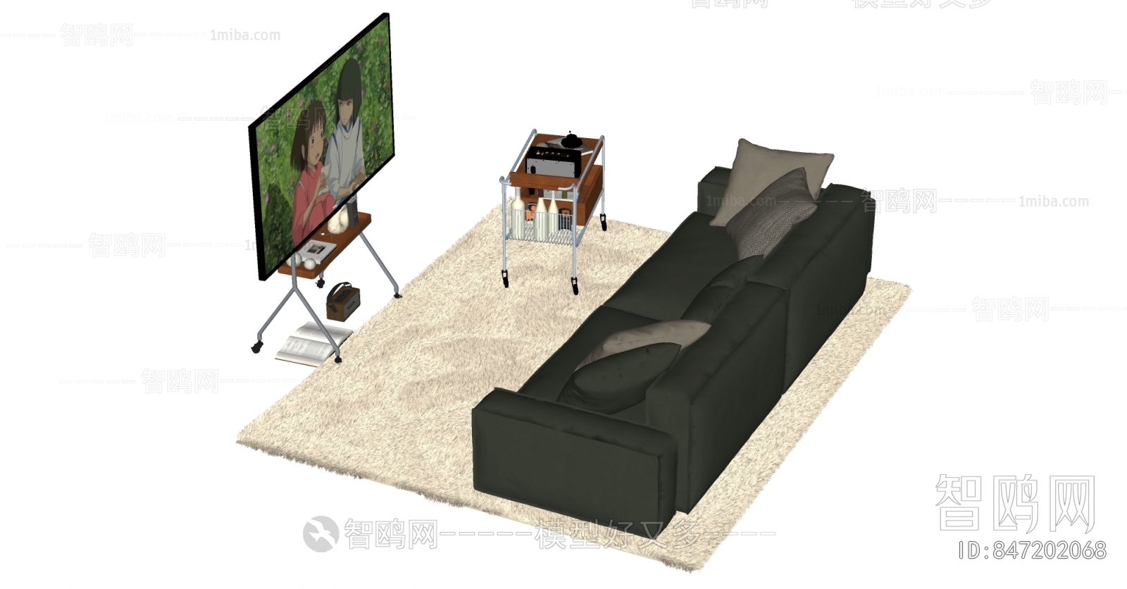 Modern Three-seat Sofa