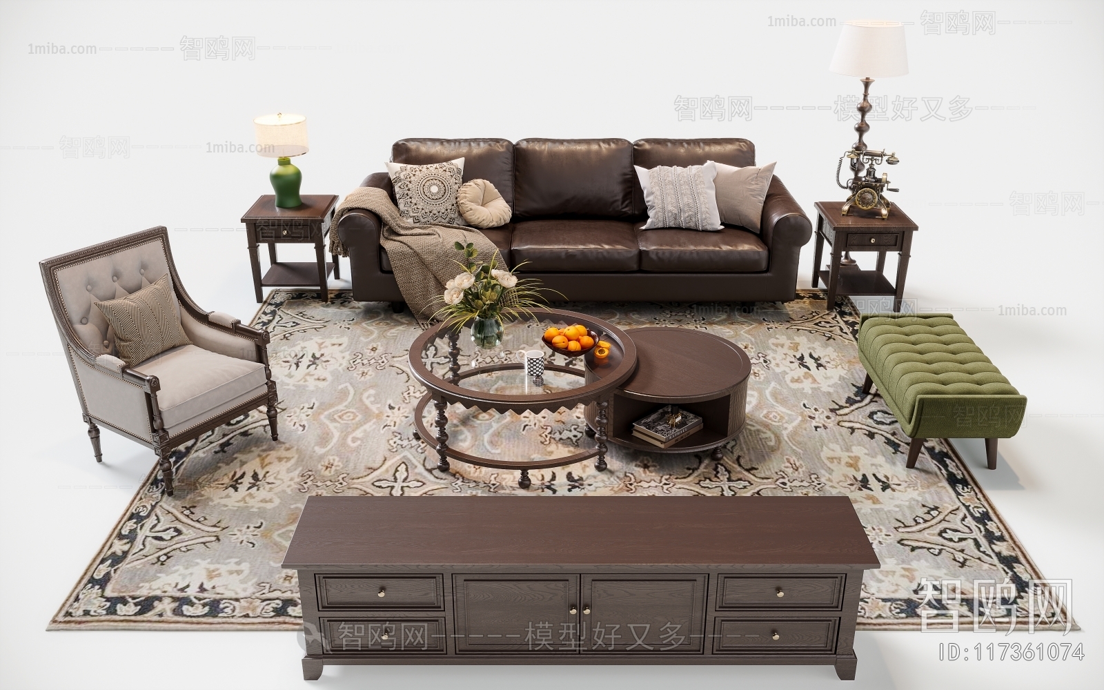 American Style Sofa Combination