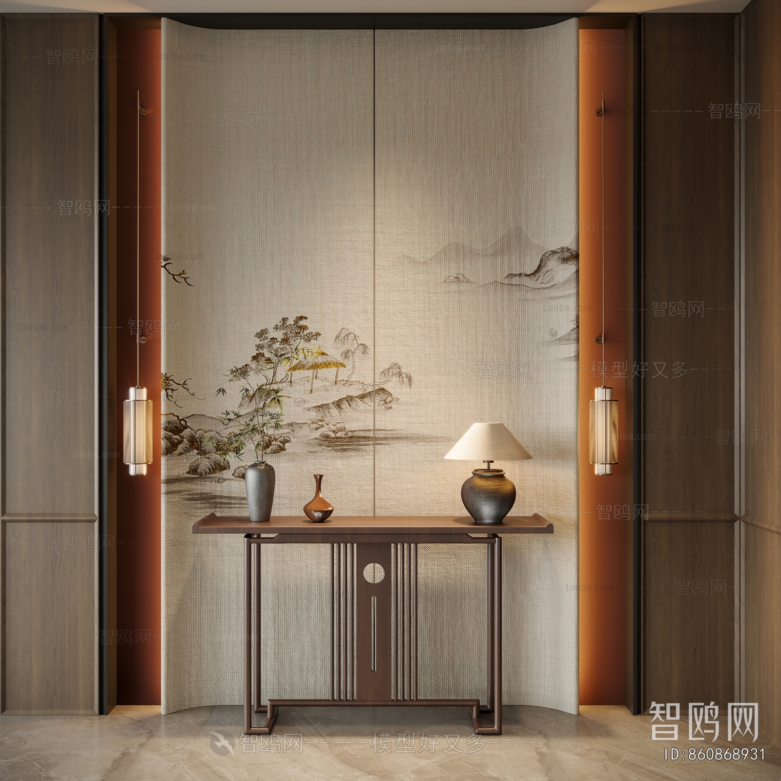 New Chinese Style Hallway