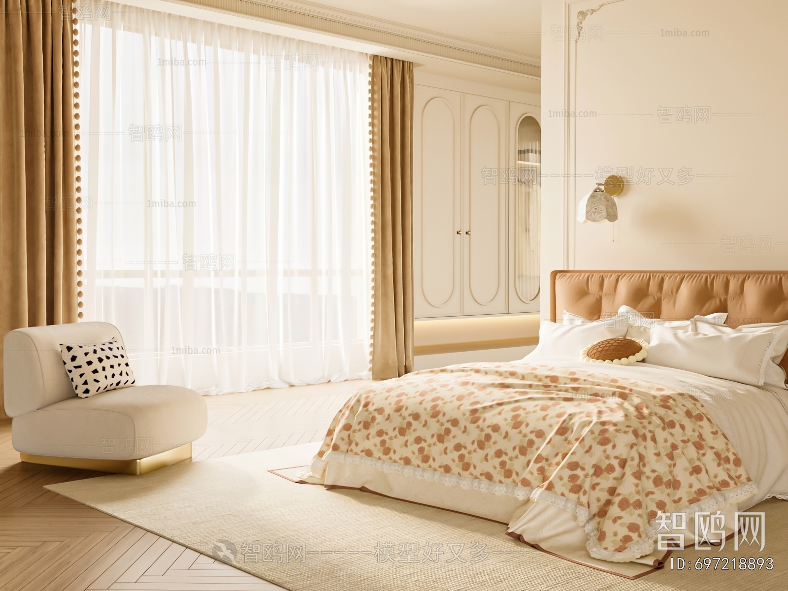 French Style Girl's Room Daughter's Room