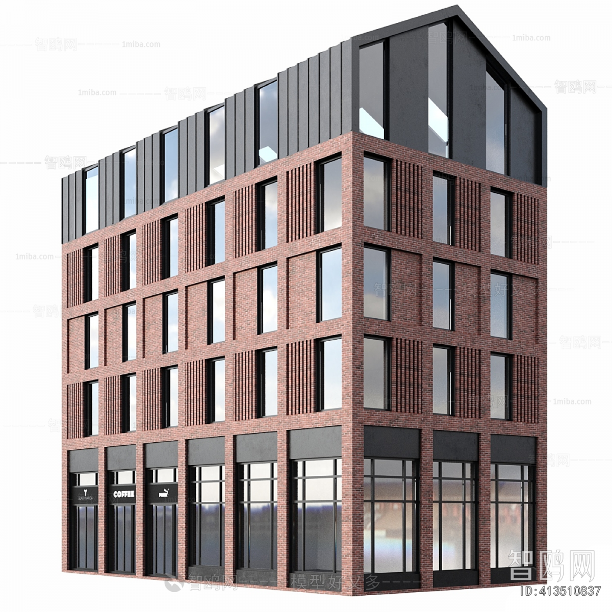 Modern Appearance Of Commercial Building