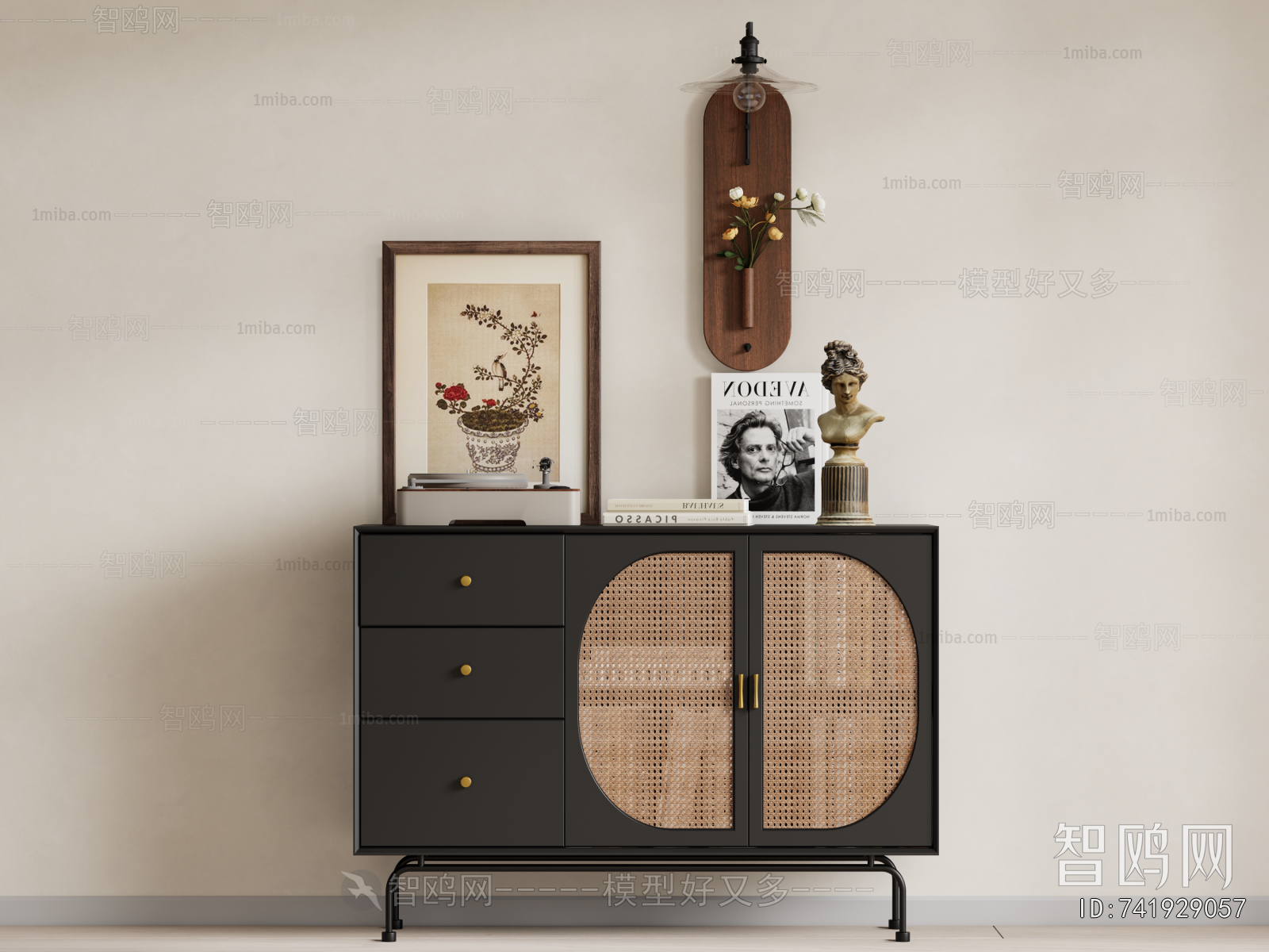 French Style Side Cabinet