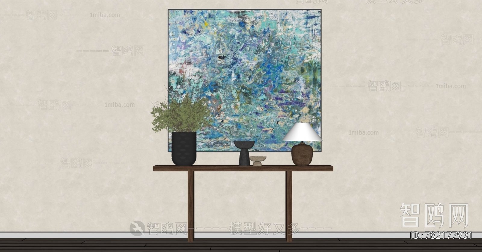 Wabi-sabi Style Console