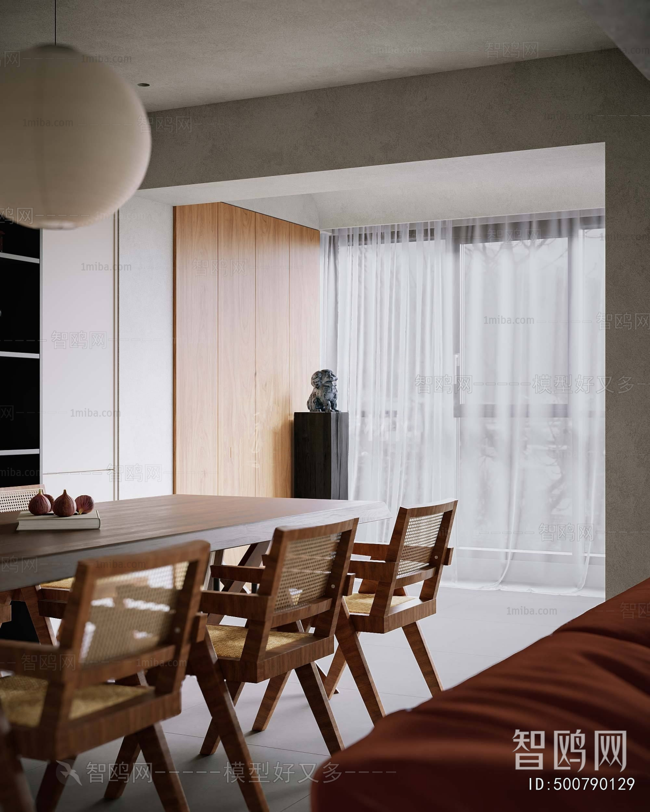 Wabi-sabi Style A Living Room