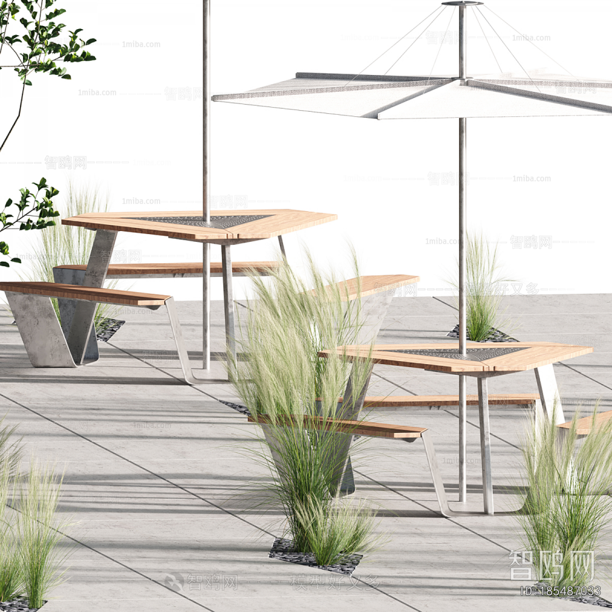 Modern Park Landscape