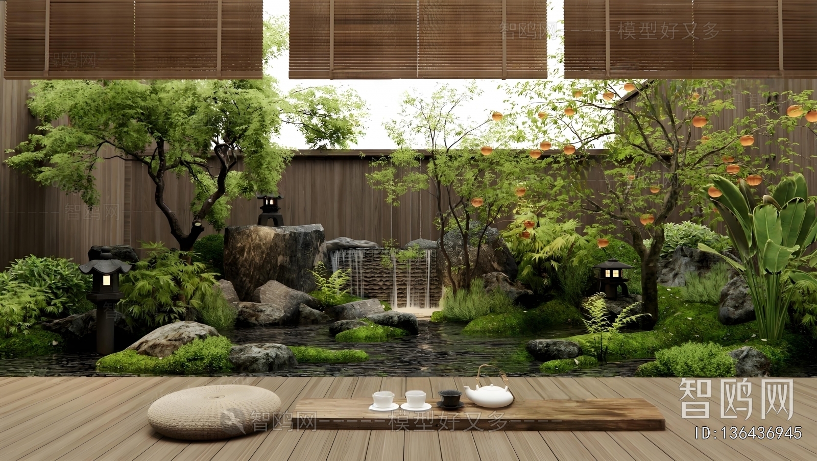 Japanese Style Courtyard/landscape
