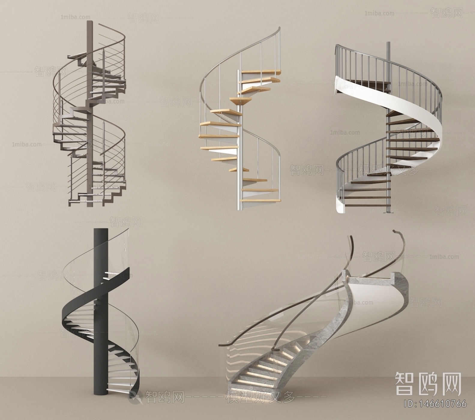 Modern Rotating Staircase