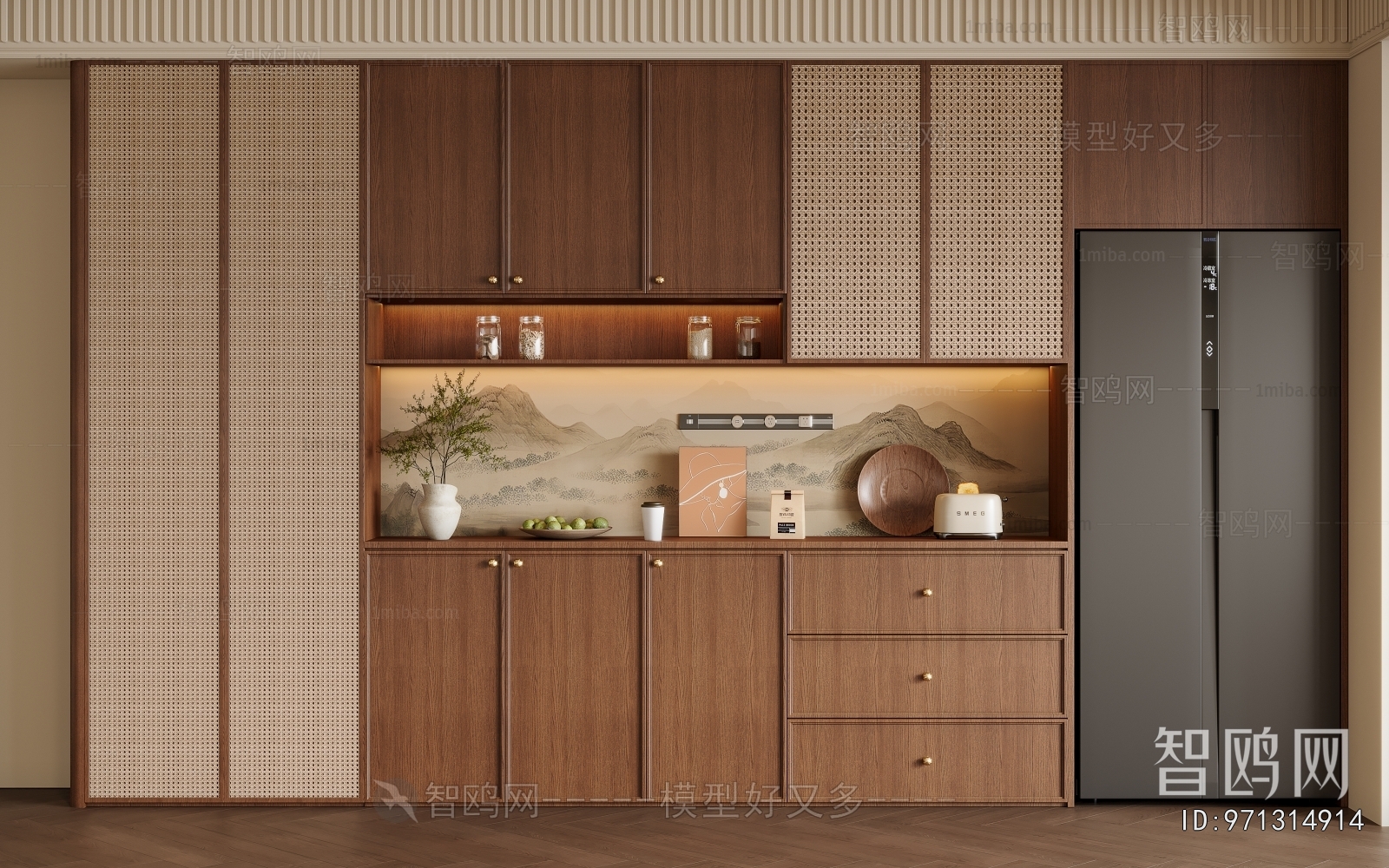 New Chinese Style Sideboard