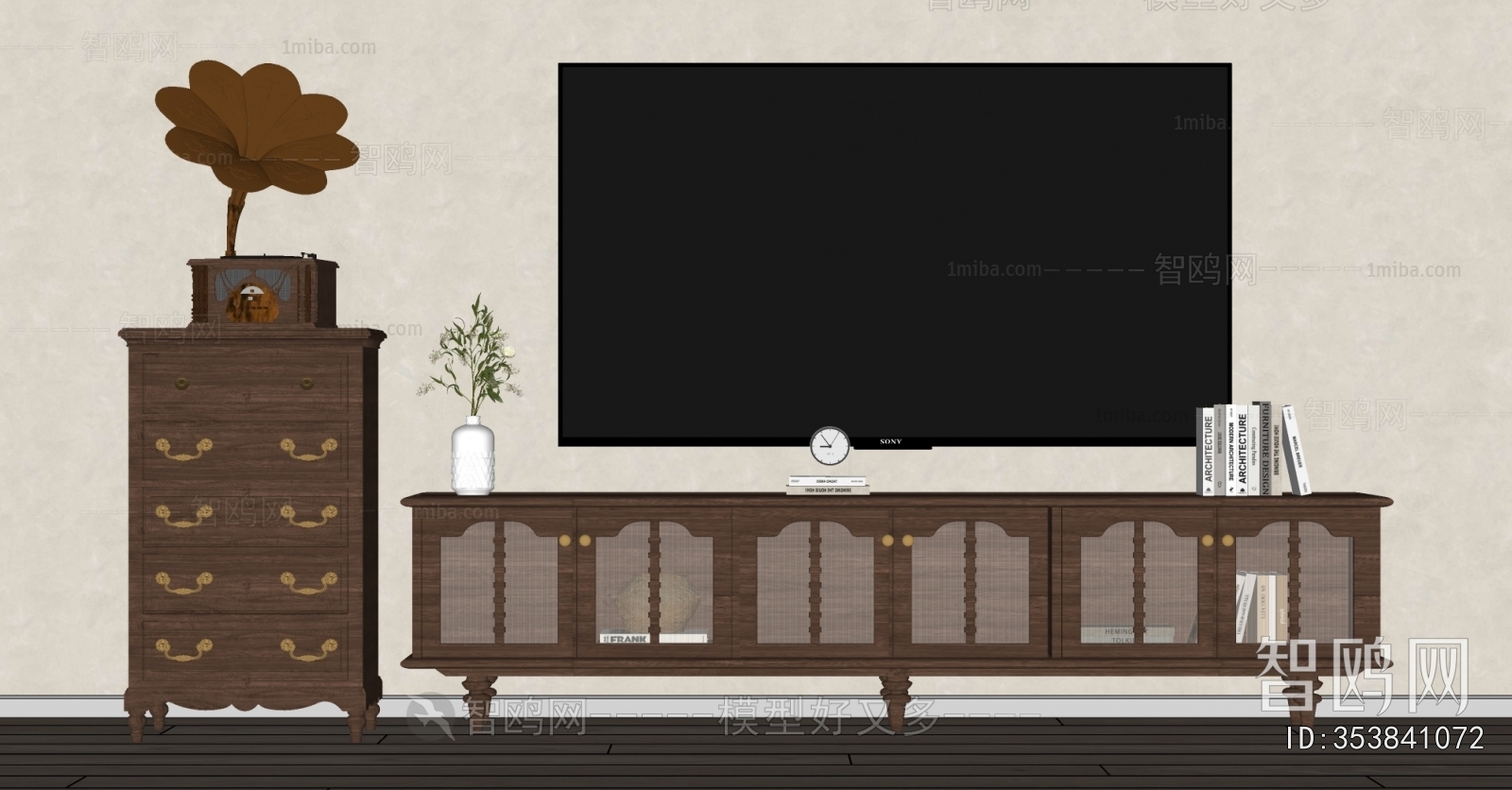 American Style TV Cabinet