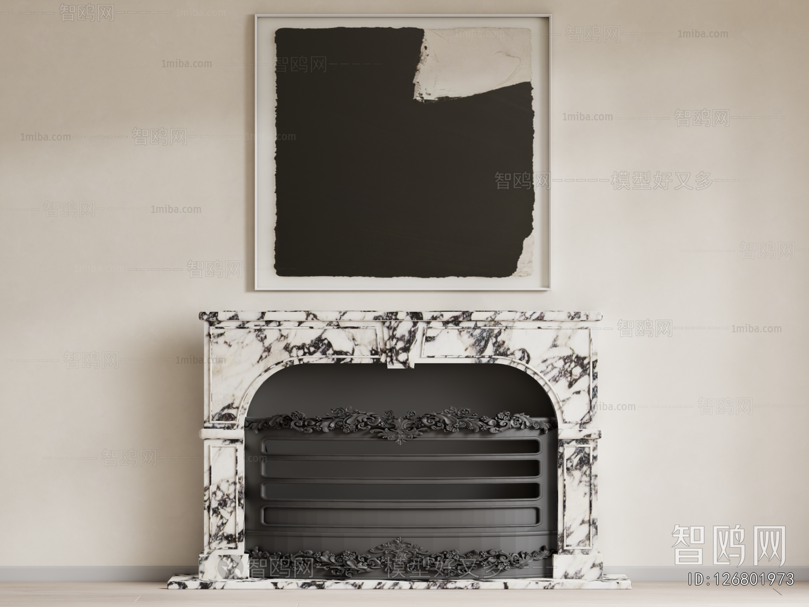 French Style Fireplace