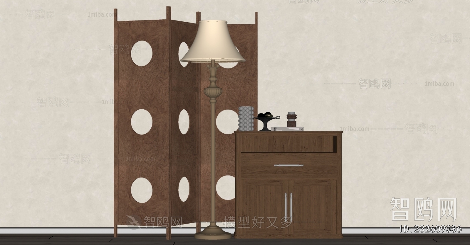 French Style Side Cabinet