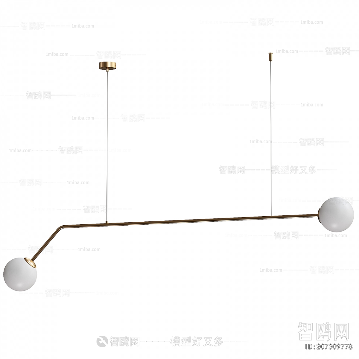 Modern Long Chandelier