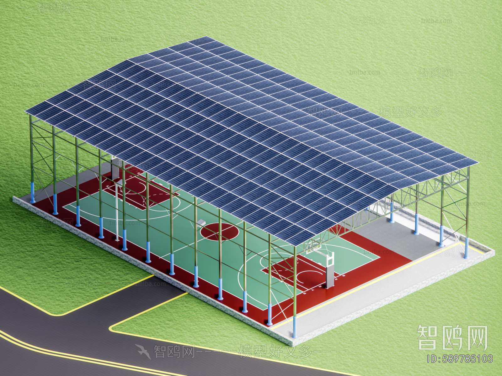 Modern Outdoor Sports Stadium