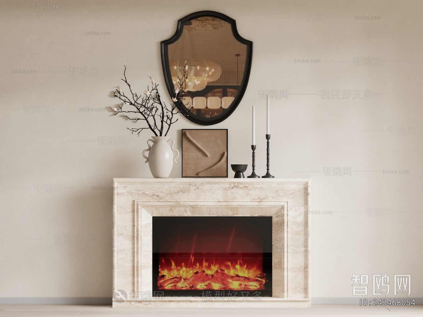 French Style Fireplace