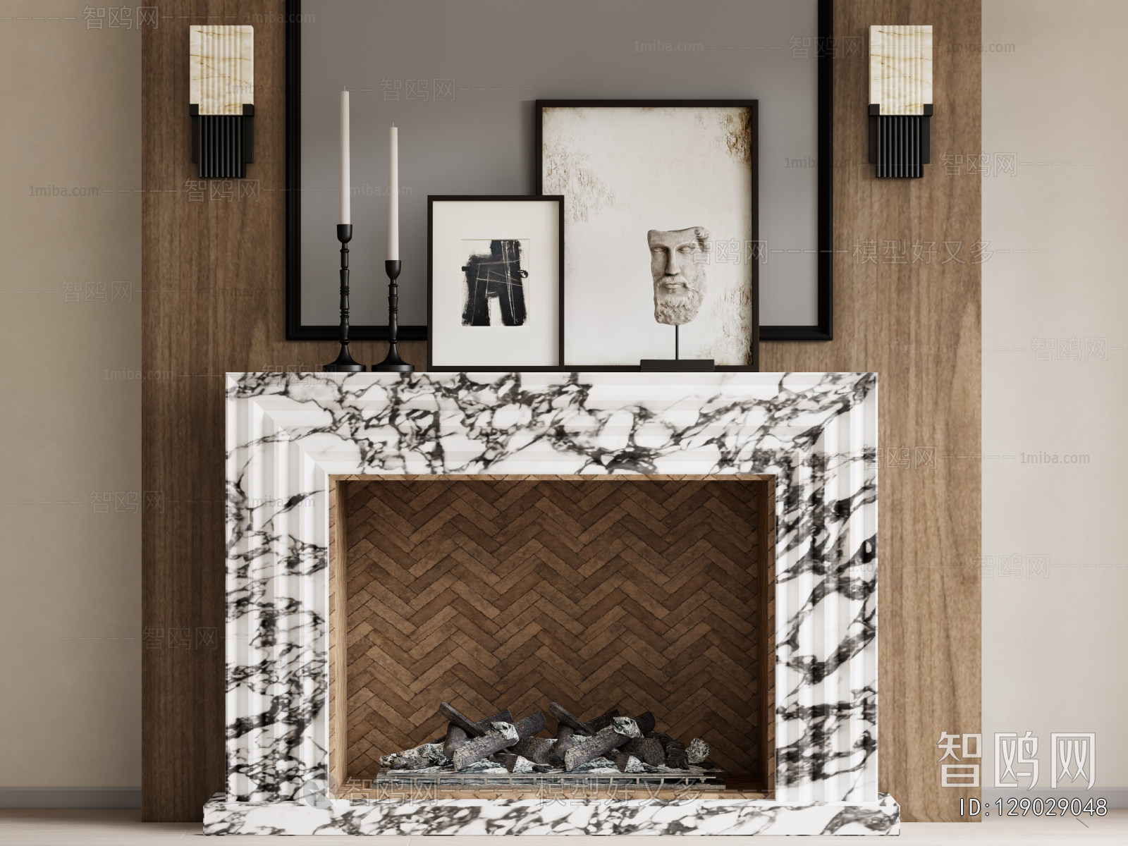 French Style Fireplace