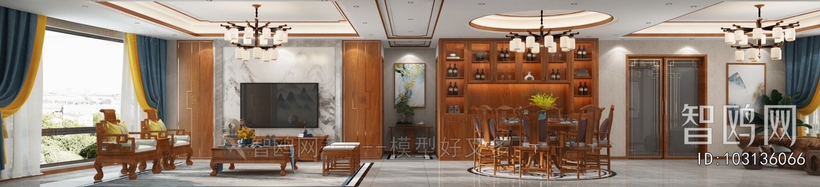 Chinese Style A Living Room