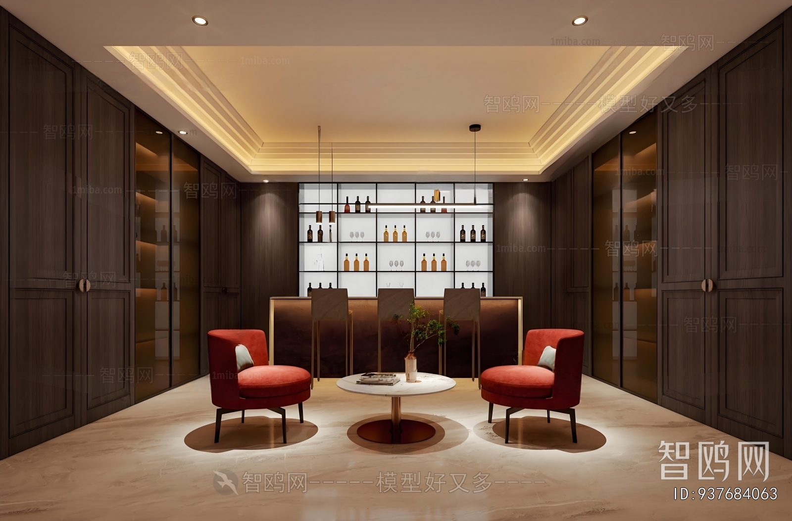 Modern Wine Cellar/Wine Tasting Room