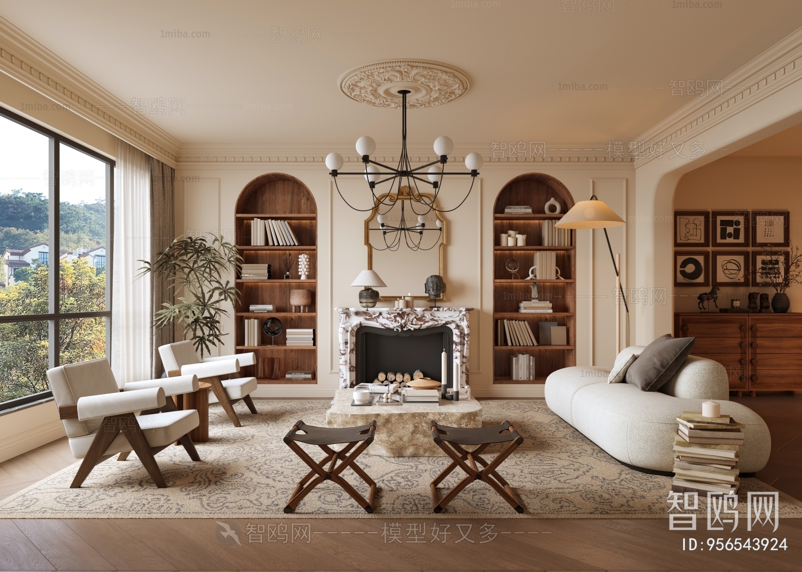 French Style A Living Room