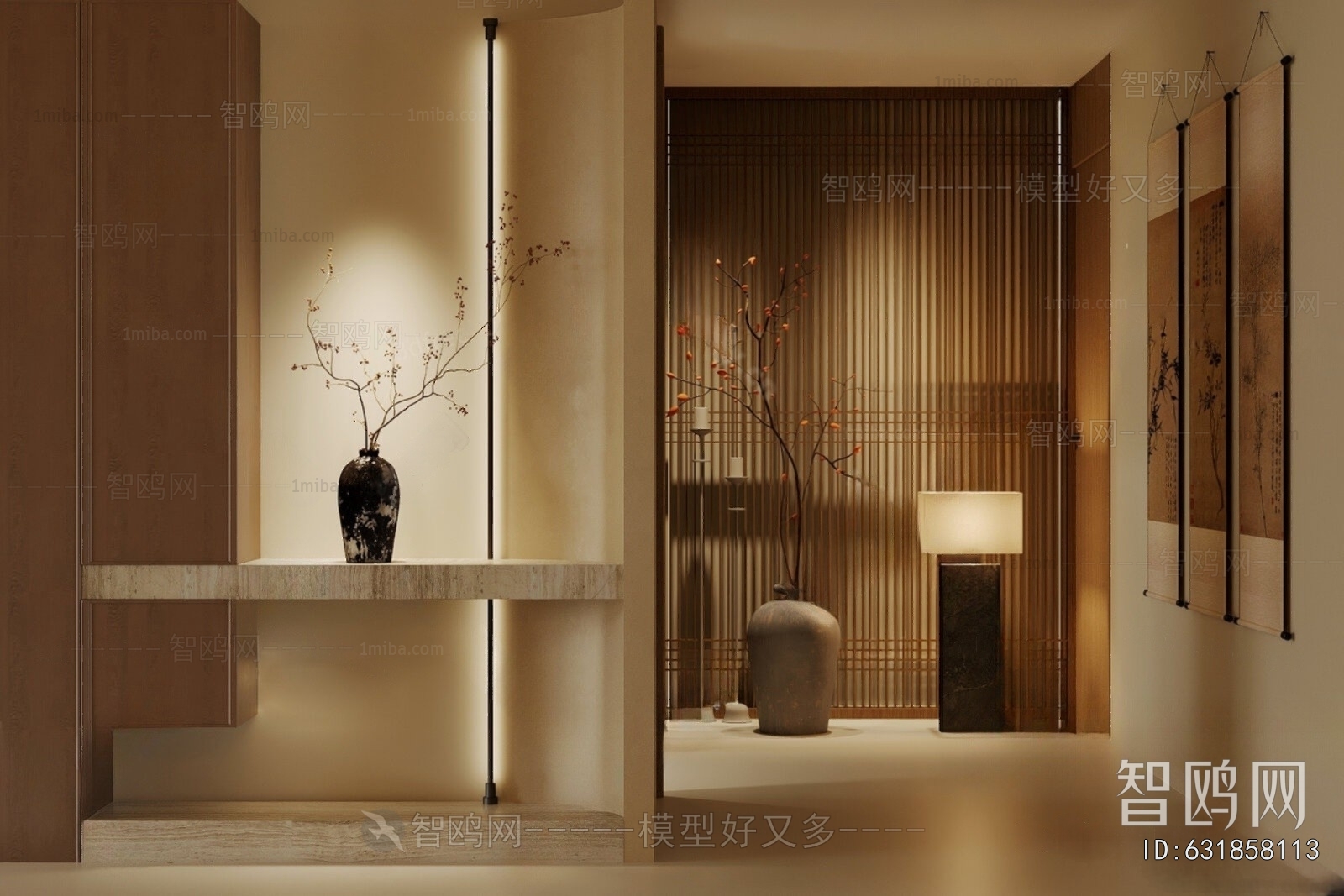 New Chinese Style Hallway