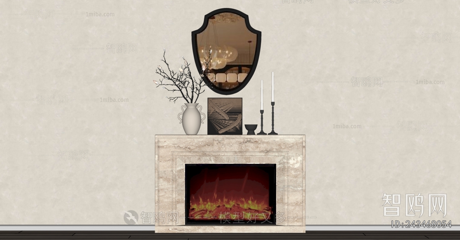French Style Fireplace